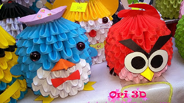 Tutorial penguin 3d Origami - Hướng dẫn xếp chim cánh cụt chi tiết