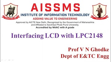 LCD Interfacing withLPC2148