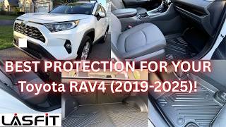 BEST TOYOTA RAV4 FLOOR LINERS? LASFIT INSTALL & REVIEW (2019–2025)