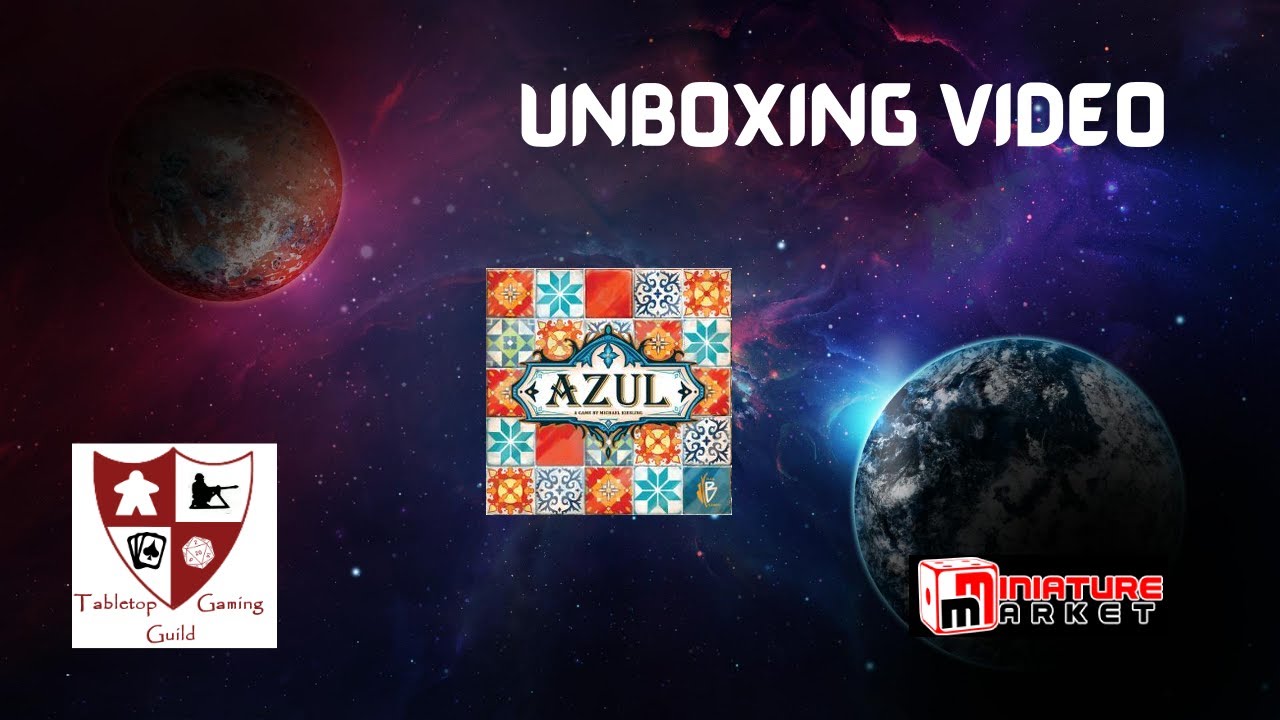 Azul Board Game Unboxing