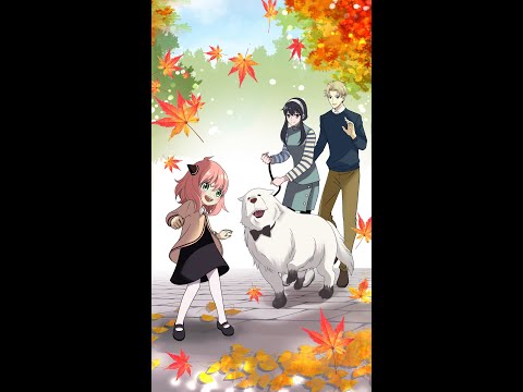 【SPY×FAMILY】第2クールOPのアーニャたち描いてみた【イラストメイキング】#Shorts