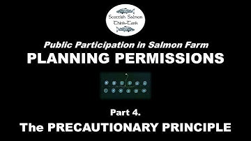 PLANNING PERMISSIONS Part 4 Non-Implementation of the Precautionary Principle