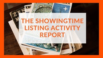 The ShowingTime Listing Activity Report