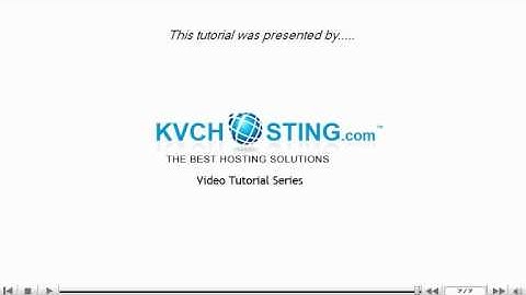 How to keep your contact information up to date   in CPANEL - CPANEL Video Tutorials (CPANEL 11)