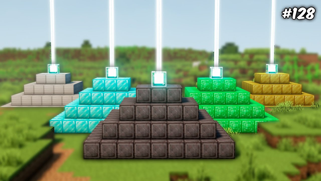 I Made ONE of EVERY BEACON in Minecraft Survival | Telugu | Mr MaXus ...