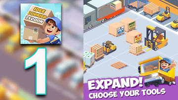 Idle Courier Tycoon - Gameplay Walkthrough (iOS, Android)