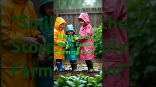 Rainy Day Farming Joy: Smiles, Muddy Boots & Lasting Memories 🌧️🌱 #FamilyFarming #RainyDayJoy