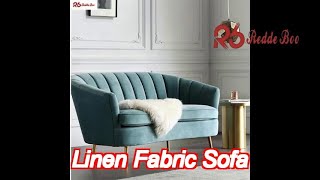 villa stitch channel tufted sectional sofa teal blue 85cm-160cm