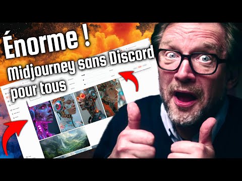 Enfin ! 🔥 L'IA Midjourney offre une interface à (presque) tous !