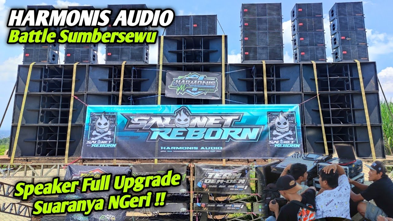 Karakter Bass Horeg Harmonis makin Joss‼️HARMONIS AUDIO persiapan battle Sumbersewu