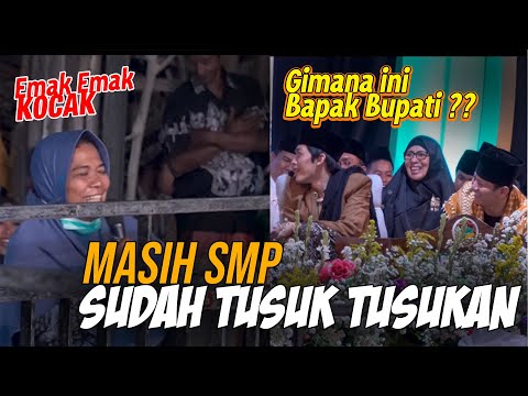 KOCAK !! Emak Emak Curhat anak SMP sekarng suka tusuk2kan wkwkw