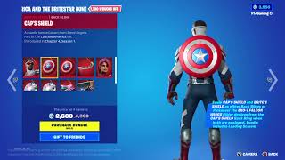 New Marvel Captain America and The Brite Star Bundle in item shop. Fortnite Chapter 4