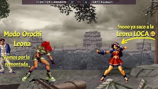 KOF 2002-LA Mejor Athena MÉXICO vs LA Mejor LEONA MÉXICO👉¡Esto se va a poner feo...😬!