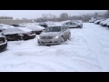 Nissan Teana Four in the snow