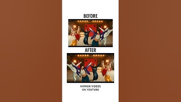 How To MIRROR VIDEOS Directly ON YOUTUBE #howto #youtubetips #dance #tutorial #shorts