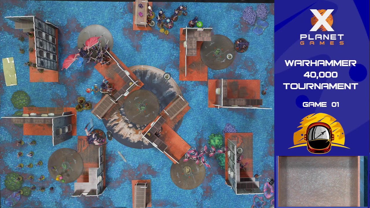 40K Tournament Game 1:  Tyranids vs Chaos Space Marines