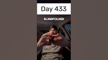 Day 433 of solving the Rubik’s cube blindfolded every single day until I break the National Record.