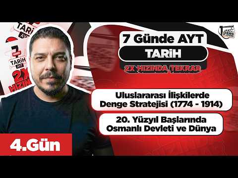 4. GÜN | Yayın Denizi Pro AYT Tarih 2X Soru Çözüm Kampı | Denge Stratejisi ve 20. Yüzyıl