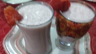 Iftar Special Milkshakes recipe |By Muhammad AHMED Strawberry Milkshakes Very Tasty shake