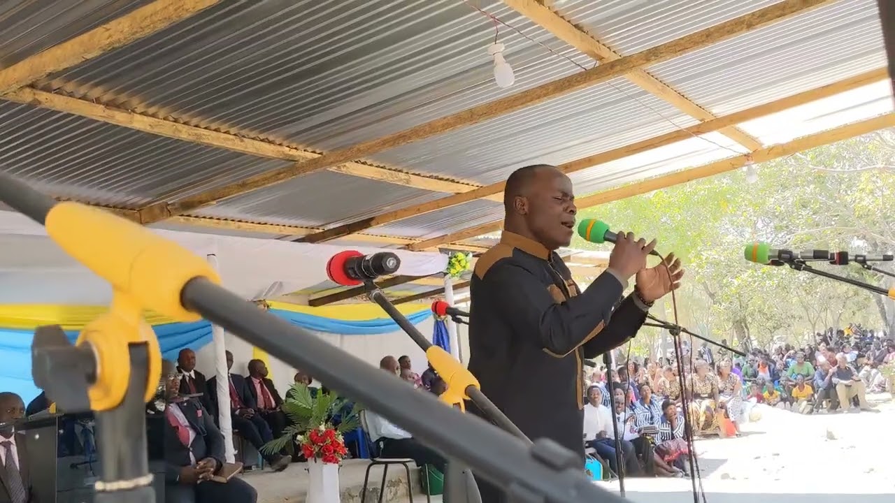 Mukuka Nkole -  performing Ewo at camp site in Kapiri