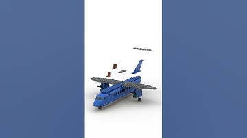 bombardier dash 8 q 400 by bb1505858 MOC speedbuild