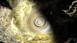 Straw spinning by Hydropulper with water