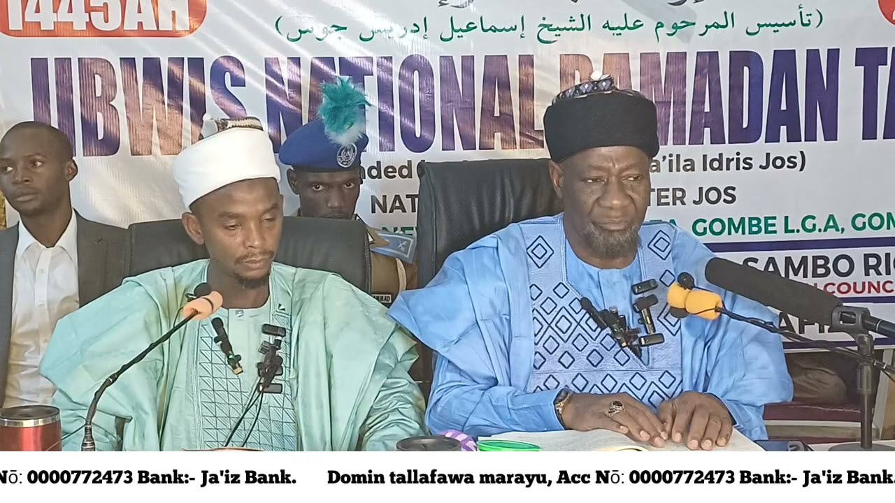 Day 14 Ramadan Natinal Tafsirin Alqur'ani Gombe Sheikh Yusuf Muh’d Sambo Rigachikum