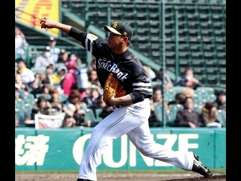 松坂大輔 ソフトバンク １４６キロで３回無失点 オープン戦、阪神－ソフトバンク 甲子園 ９年ぶり日本球界に復帰した松坂大輔