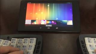 Keymouse Prototypes Being Used With Android Tablet