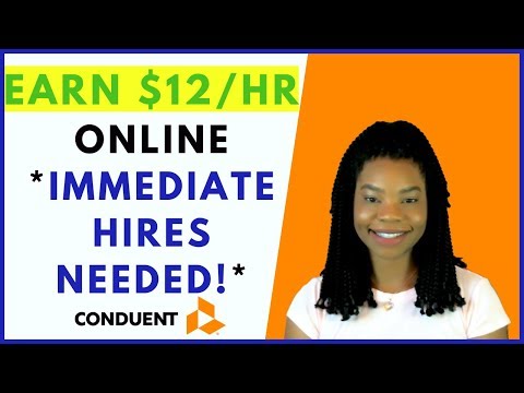 *IMMEDIATE HIRES* Conduent (no experience!) | Online, Remote Work From Home Jobs March 2019