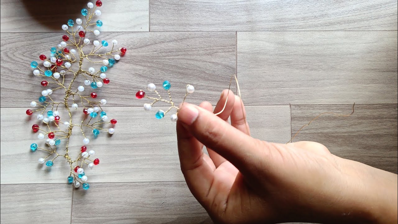 How To Make Hair Brooch Hair Accessories Making By Beads Hair