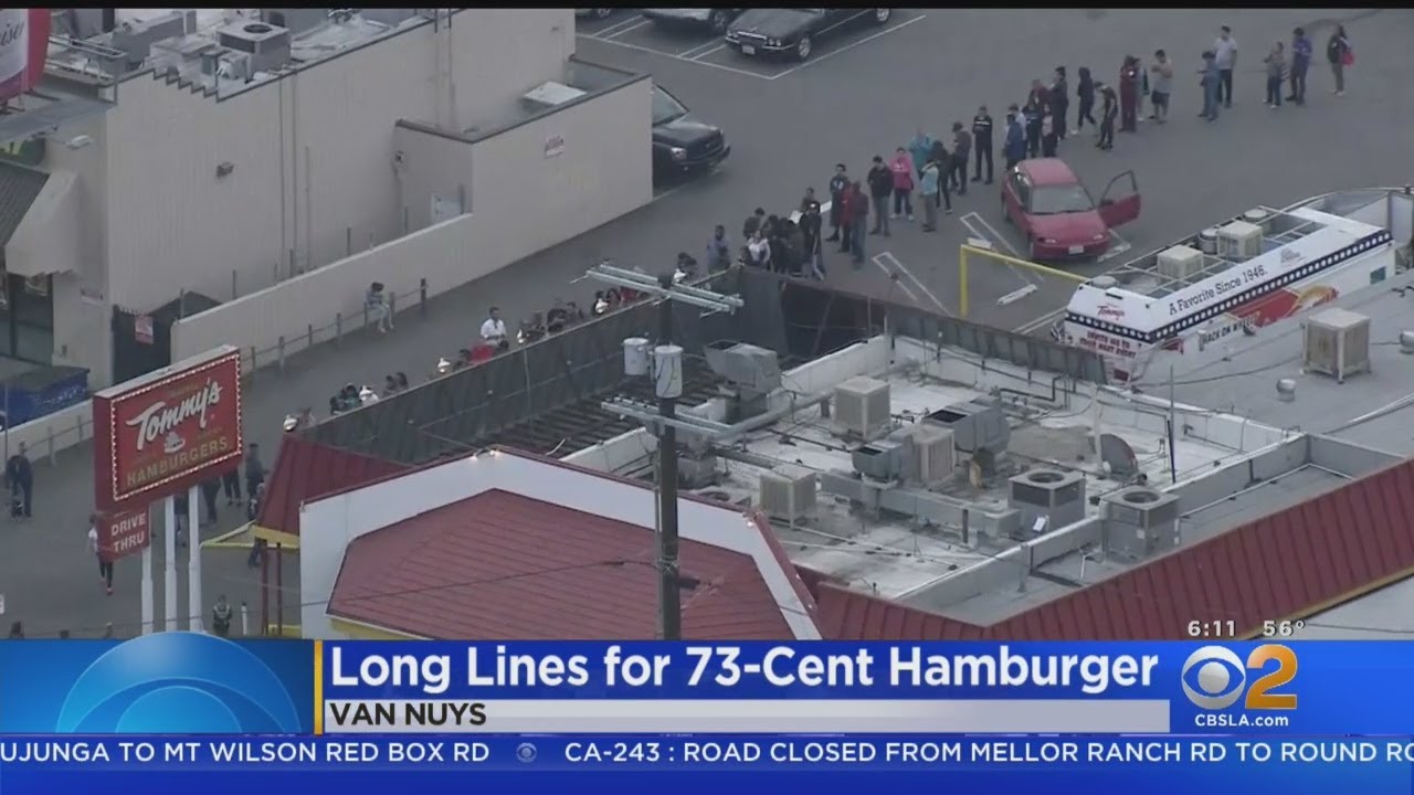 Hungry Customers Wait 2 Hours For 73 Cent Tommys Burger