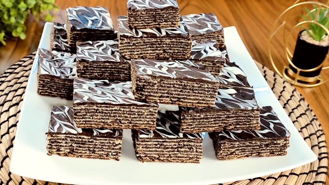 دايمأ بنجيب من الأخر 🔴 الترند الجديد 🔴 كيكةالويفر 🔴بمقادير مضبوطة بالجرام والكوب