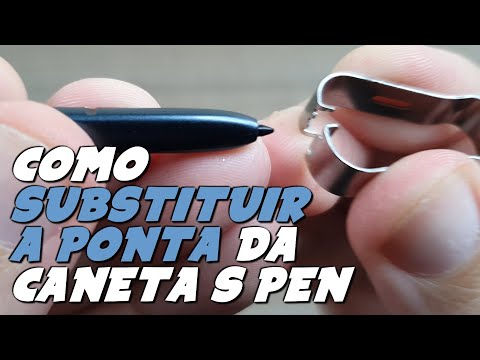 Como SUBSTITUIR a PONTA da CANETA S PEN do GALAXY NOTE ou TAB