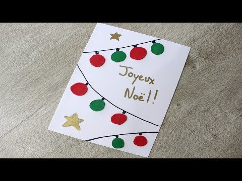 Vidéo: Comment Faire Des Cartes De Noël Avec Des Enfants