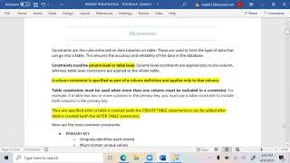 SQL Database Bootcamp - Session 3 - Learn about Update, Delete and SELECT statements
