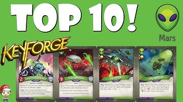 Top 10 Mars Cards! (Keyforge!)