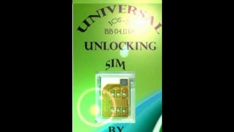 universal unlocking sim  small intro