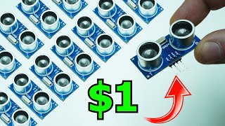 USING  $1 Aliexpress ULTRASONIC Module I Built COOL DIY Project?