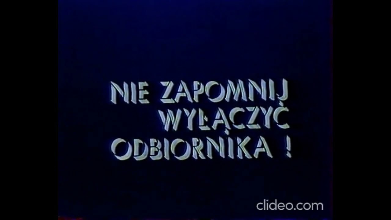 Program Pierwszy - Zakończenie Programu z 02 .09 .1991  Sezon 1 odc 3