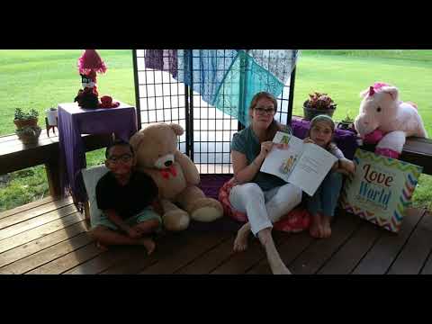 Another Bedtime Story With Two Girls And A Reading Corner. Reading Sophie's First Snow With Nate.