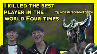 I killed the BEST PLAYER In the world 4 times - Yasukehs Oldest Recorded Game