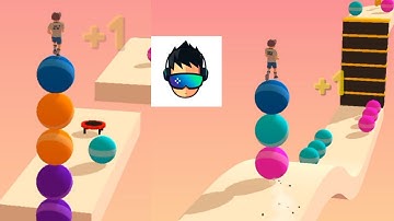 Stack Rider Game Balls 8 in satisfying run mobile game I BAGevolution I satisfying run mobile game