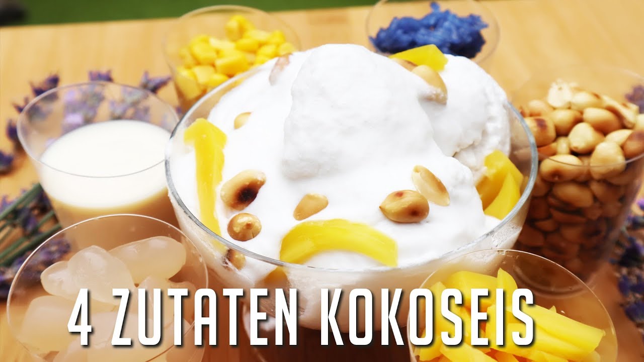 KOKOSEIS mit NUR 4 Zutaten OHNE Eismaschiene in 10 Minuten gemacht ... KOKOSEIS mit NUR 4 Zutaten OHNE Eismaschiene in 10 Minuten gemacht ...