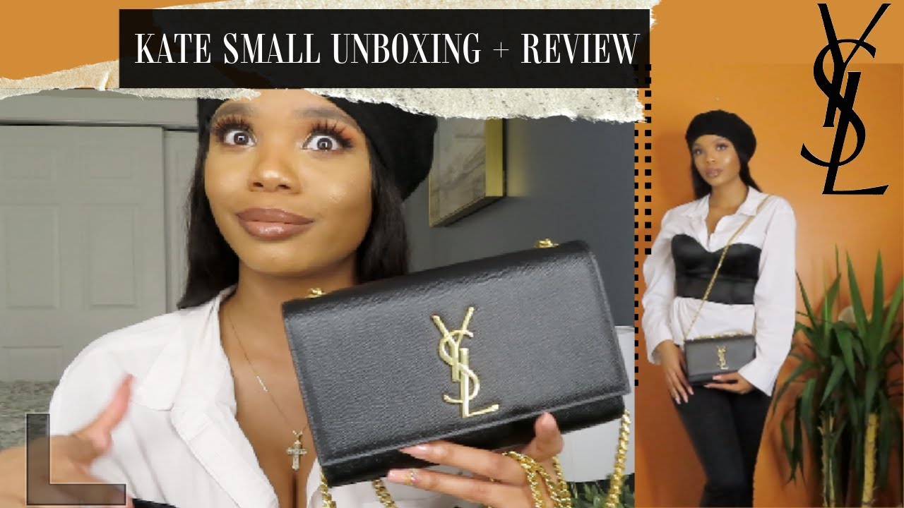 YSL KATE BAG SMALL  SAINT LAURENT HANDBAG UNBOXING & REVIEW 