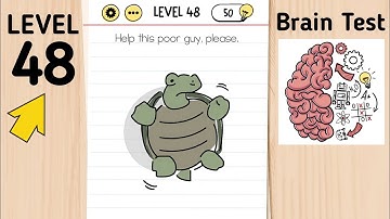 Brain Test Level 48 Help This Poor Guy, Please