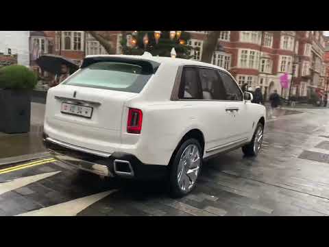 2024 Rolls-Royce Cullinan all the way from Switzerland in Mayfair respects to him sending it respect