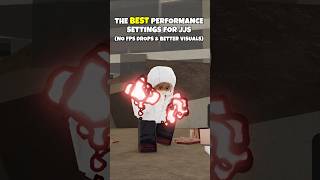 Best JJS Settings for Maximum Performance #roblox #jujutsushenanigans