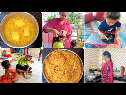 Every day is the same, I don't have a moment to spare | How I made egg curry when there were no v...