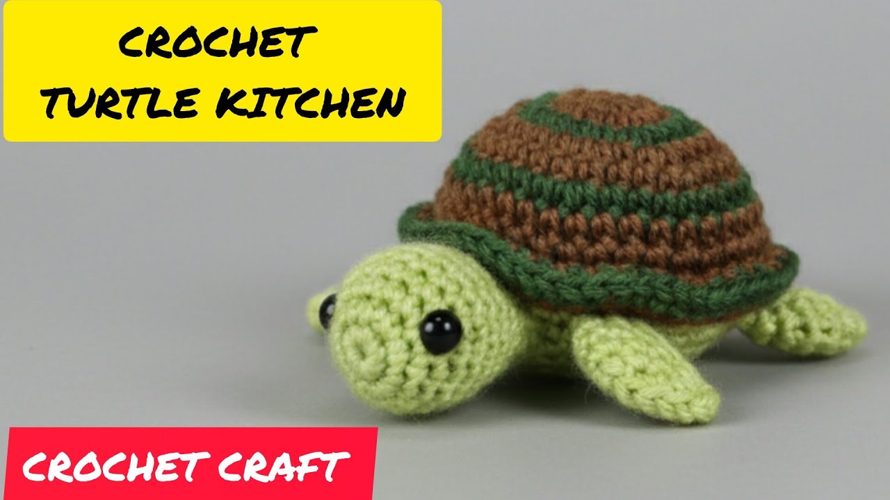 CROCHET TURTLE KITCHEN // CROCHET KITCHEN MAKING // CROCHET CRAFT 🎉🎉